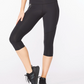 Calzas Mujer Aero Vent Mid-Rise Comp 3/4 Mujer Black/Silver Reflective - 2XU