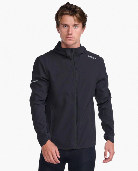 Chaqueta de Running Hombre Aero Jacket - Negro reflectante - 2XU