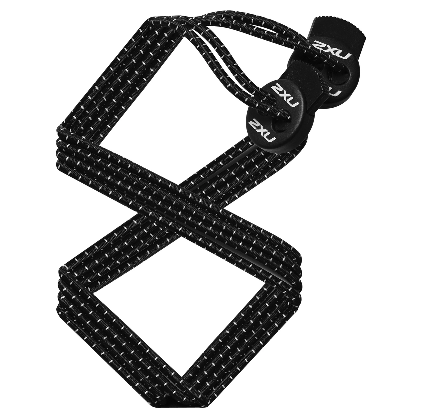 Cordones elásticos 2XU Performance Locked Laces - Negro