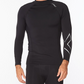 Polera Hombre Ignition Compression L/S Black/Silver - 2XU