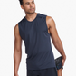 Polera de running Hombre 2XU Motion Tank India Ink/Black