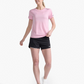 Polera de Running manga corta Mujer Aero - Rosado Reflectante - 2XU