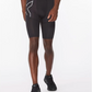 Calzas de compresión Running hombre Aero Vent Negro Reflectante - 2XU