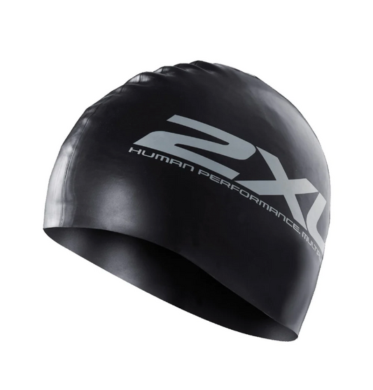 Gorro de Natación 2XU Silicone Swim - Negro