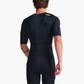 Traje de Triatlón Trisuit Hombre 2XU Core Sleeved - Negro Blanco