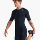 Traje de Triatlón Trisuit Hombre 2XU Core Sleeved - Negro Blanco