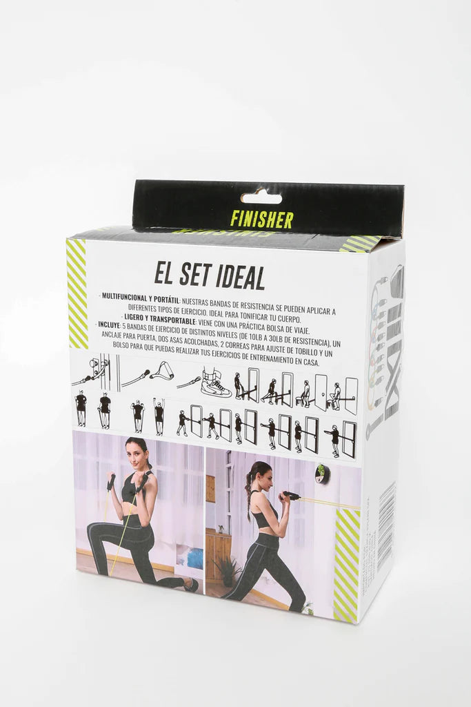 Set de Elasticos "Entrena en casa" Finisher