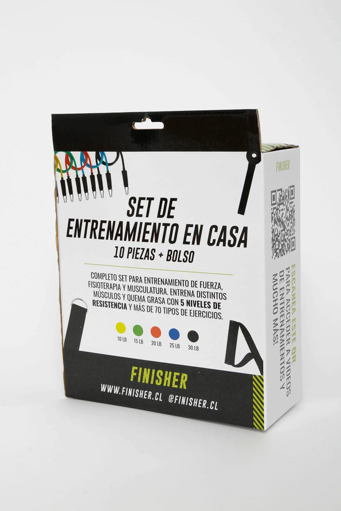 Set de Elasticos "Entrena en casa" Finisher