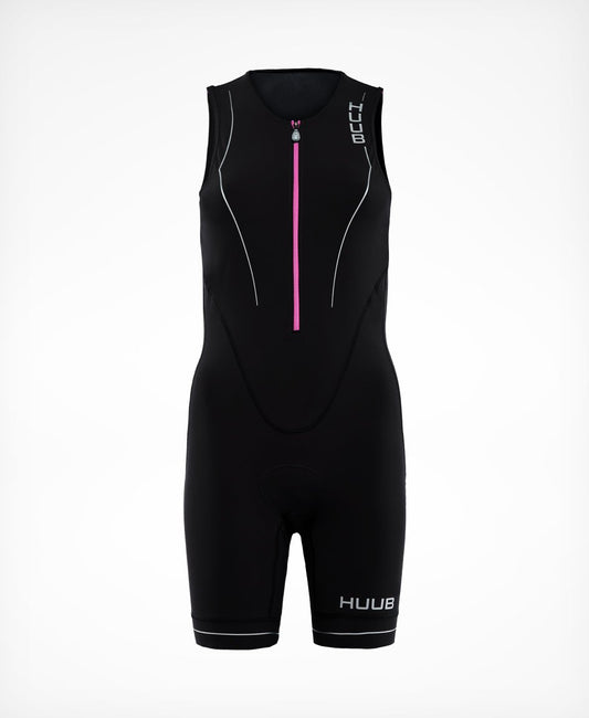 Tri Suit Mujer Aura Tri Suit Black/Purple - HUUB