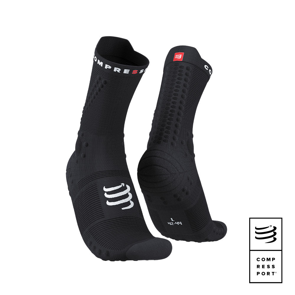 Compressport Pro Racing V4.0 - Negro - Calcetines Running Hombre