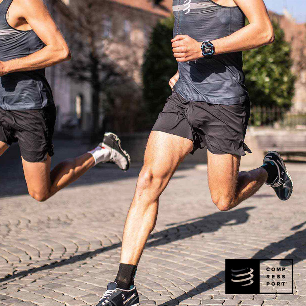 Calcetines de Running Pro Marathon Negros - Compressport