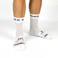 Calcetines de Ciclismo EKOI Perforato Blanco