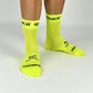 Calcetines de Ciclismo EKOI Perforato Jaune Fluo