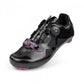Zapato de ciclismo de Ruta Mujer EKOI JUST FOR HER Negro con toque rosado