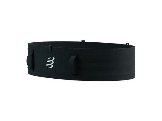 Free Belt Compressport - Cinturón Banano Porta numero y más - Mini BLACK M/L