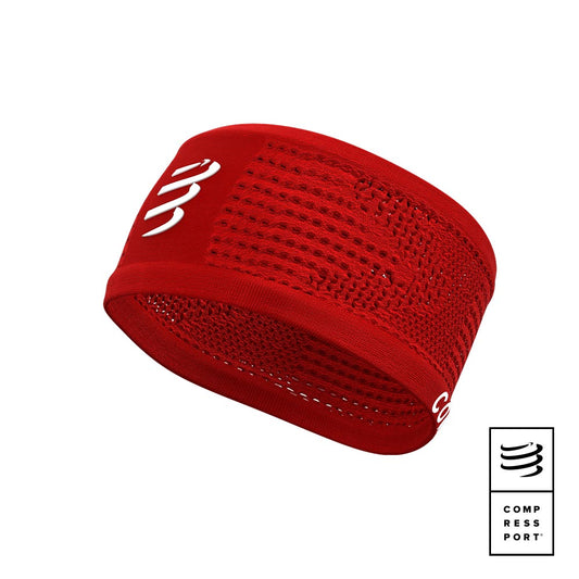 Cintillo anti sudor Headband Compressport On/Off Rojo
