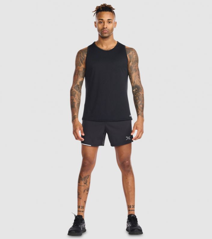 Polera de Running 2XU Hombre - Negro