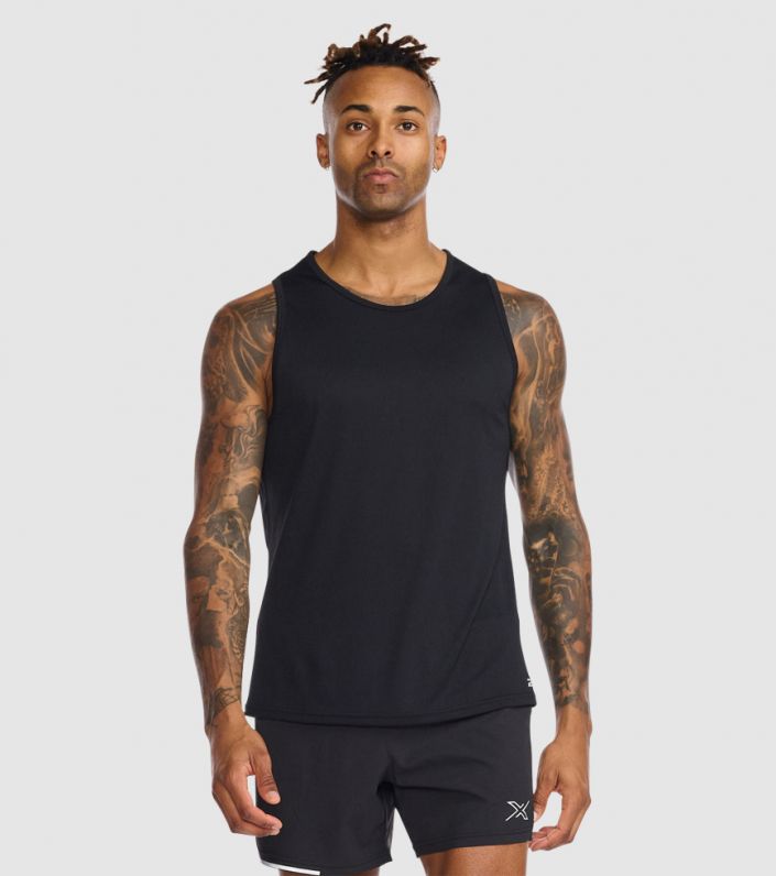 Polera de Running 2XU Hombre - Negro