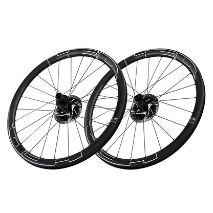 HED Set Vanquish Pro - Juego de Ruedas Ciclismo de Ruta. Perfiles 45, 62, 84 (Freno de disco)