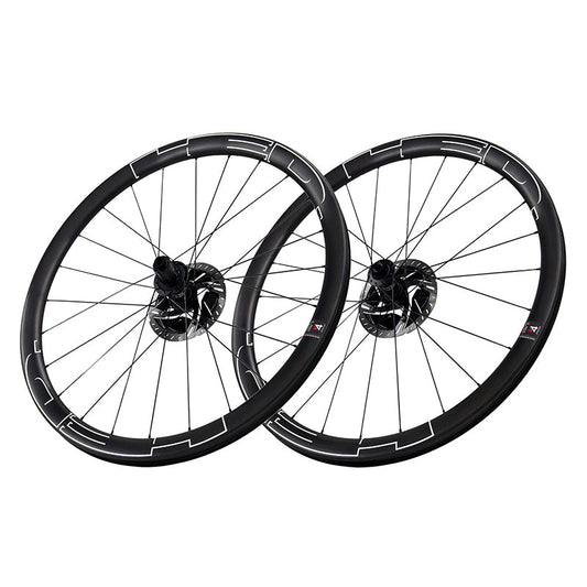 HED Set Vanquish Pro - Juego de Ruedas Ciclismo de Ruta. Perfiles 45, 62, 84 (Freno de disco)
