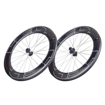 HED Set Vanquish Pro - Juego de Ruedas Ciclismo de Ruta. Perfiles 45, 62, 84 (Freno de disco)