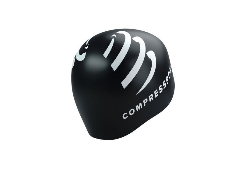 Gorra de natación Compresssport Cap Negro