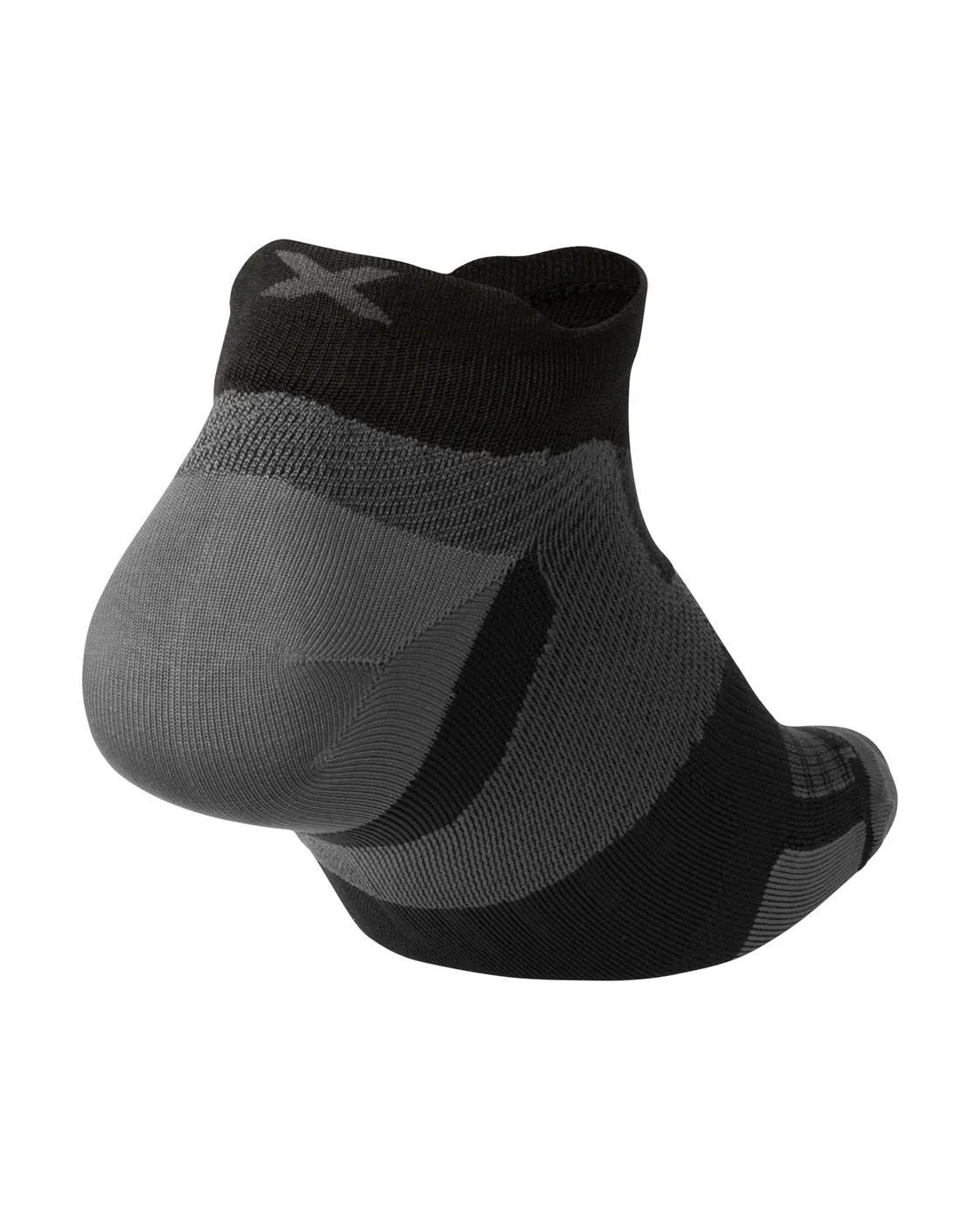 Calcetines Vectr Ultra Light Cushion NoShow Sock (Black/TTM) - 2XU