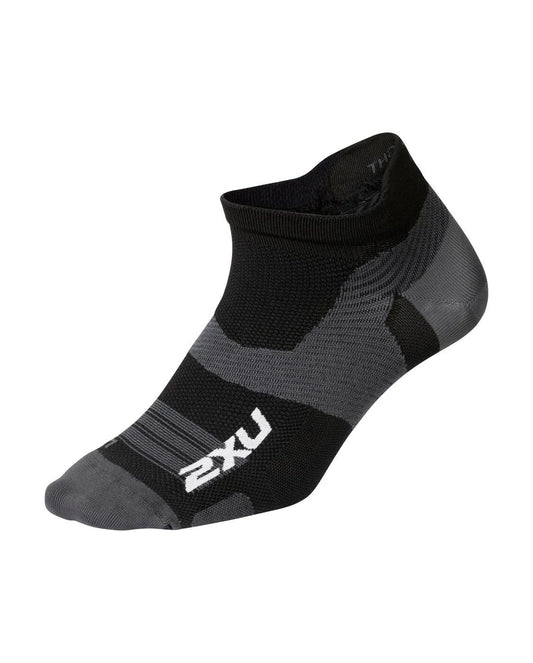 Calcetines Vectr Ultra Light Cushion NoShow Sock (Black/TTM) - 2XU