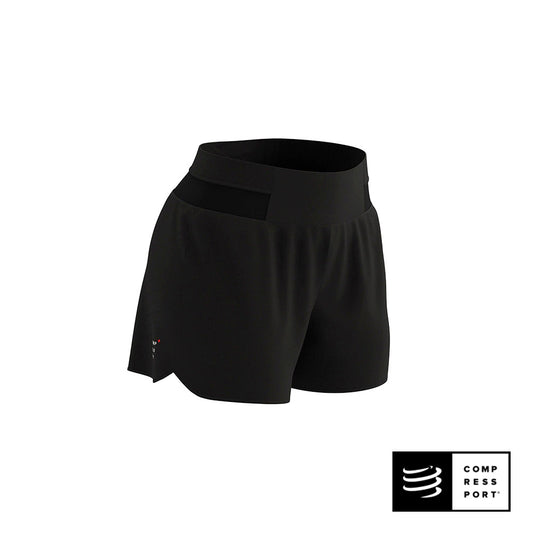 Performance Overshort Negro para Mujer - Compressport